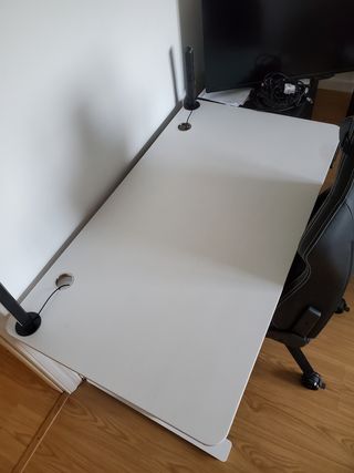 Tablon mesa madera blanca bohemian de Autonomous