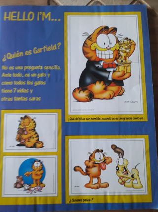 Álbum cromos Garfield. Panini 1989.COMPLETO