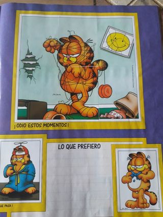 Álbum cromos Garfield. Panini 1989.COMPLETO