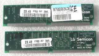 2 simm 72pin 16mb EDO (2x16=32mb)