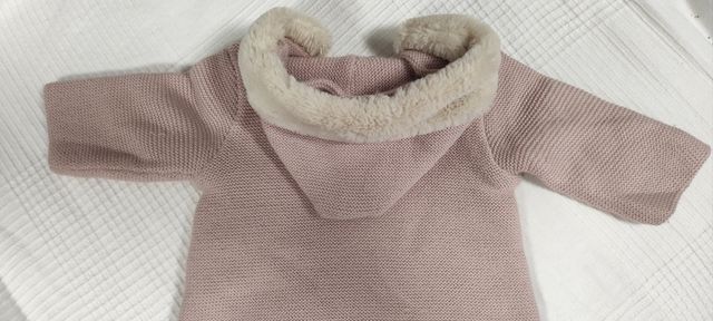 Abrigo bebé doble punto