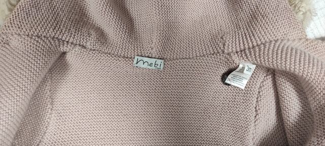 Abrigo bebé doble punto