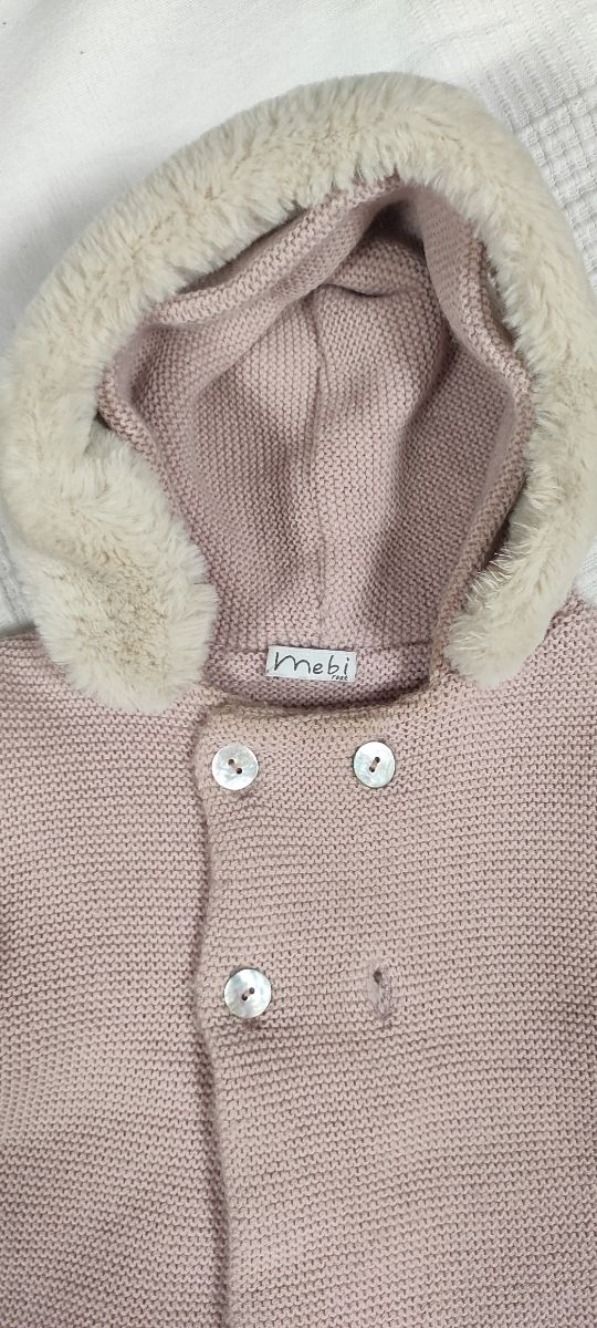 Abrigo bebé doble punto