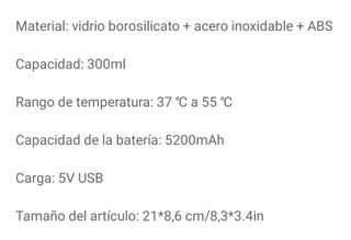 SIN USAR calienta biberones PORTÁTIL