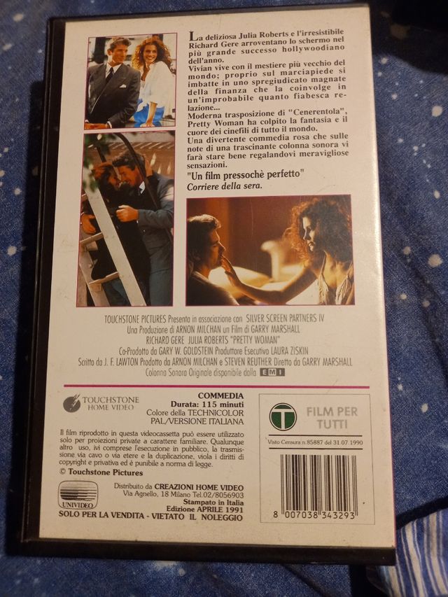 Vhs "Pretty Woman" originale anni 90