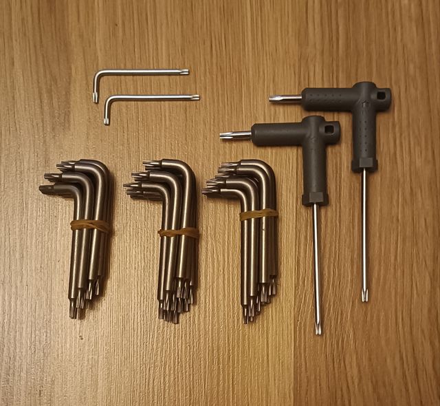 70 Llaves Torx & Allen