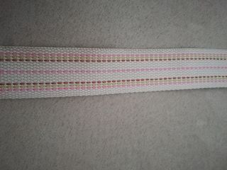 Cinturón de tela y metal nuevo 105cm