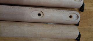 4 patas para mesa, madera maciza