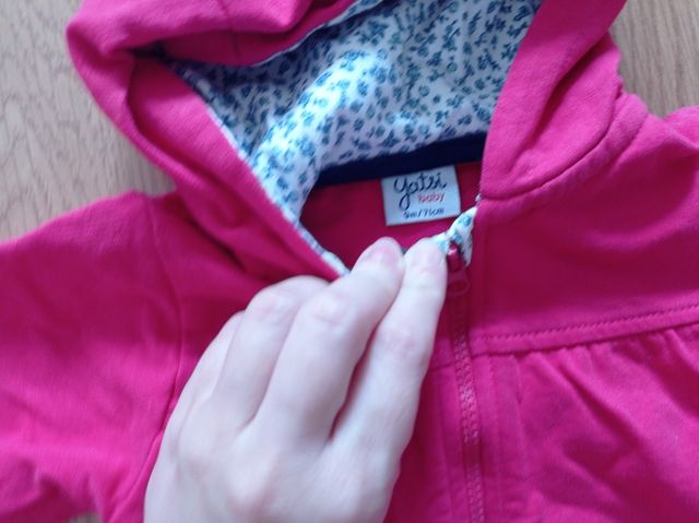 Chaqueta gabardina sudadera niña 