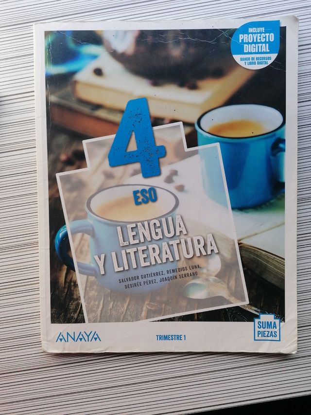 libro lengua y literatura 4 ESO