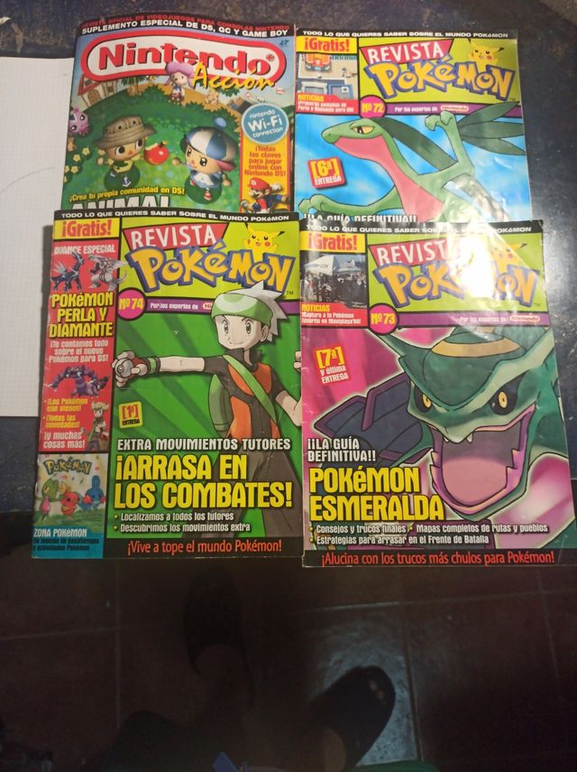 revistas pokemon y nintendo