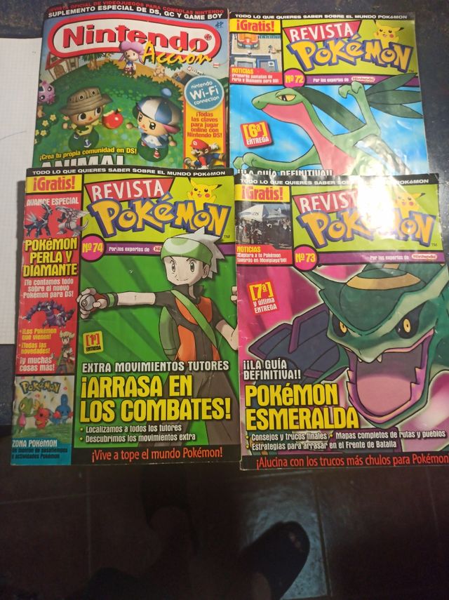 revistas pokemon y nintendo