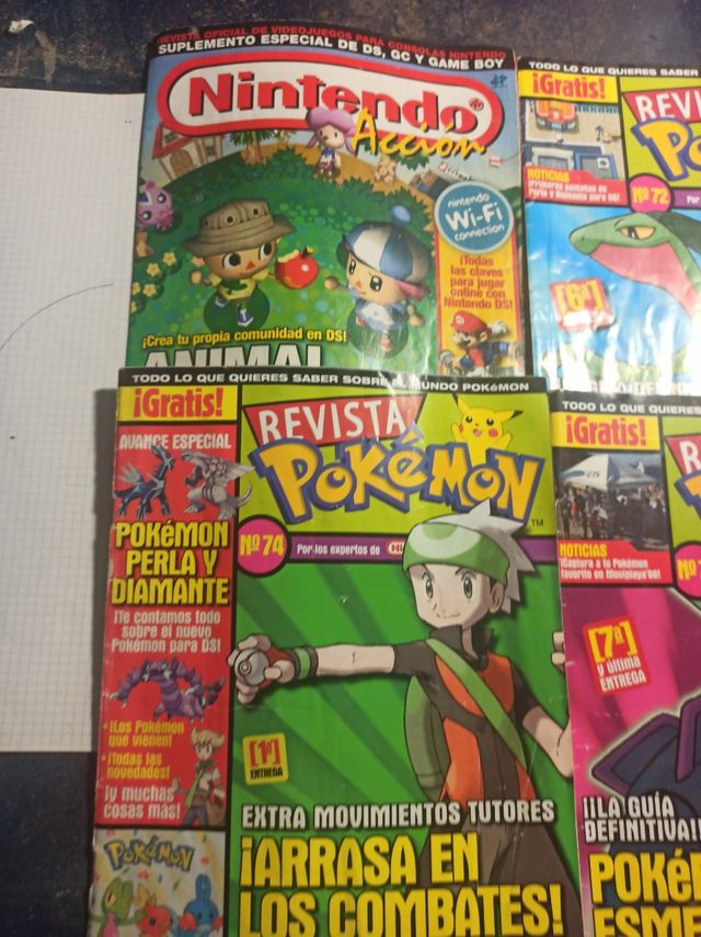 revistas pokemon y nintendo