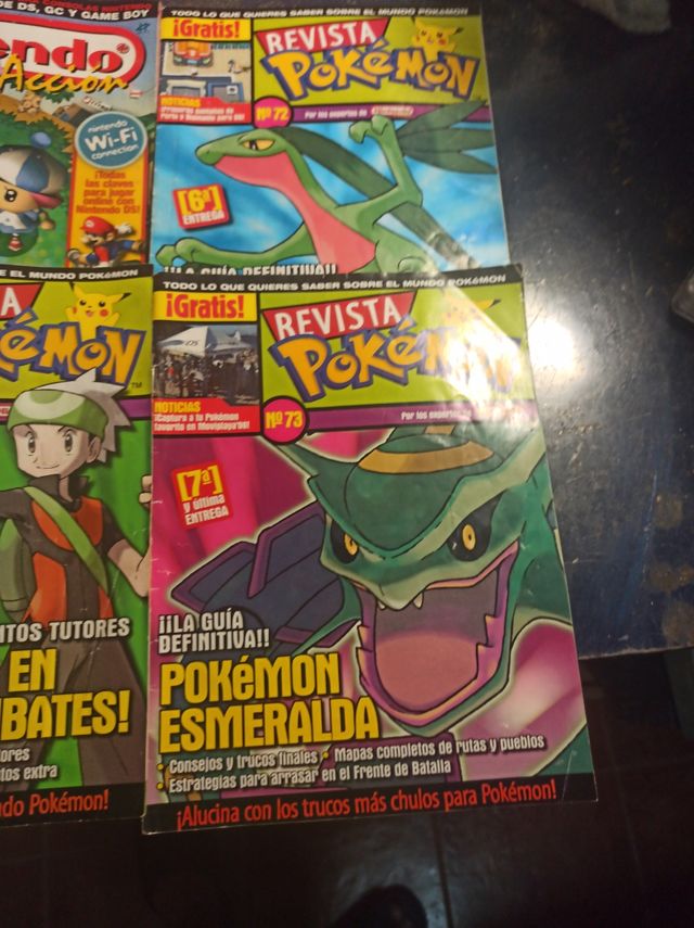 revistas pokemon y nintendo