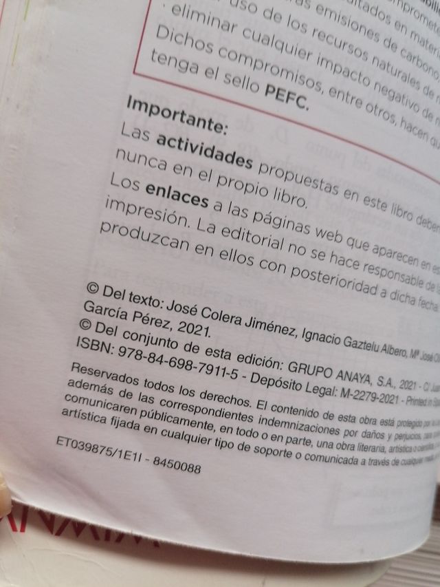 libro matemáticas académicas 4 eso