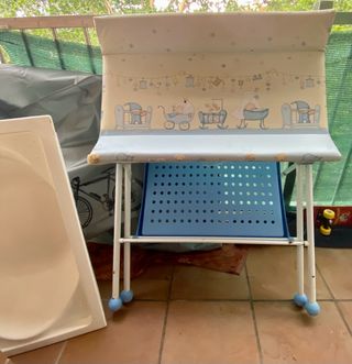 Bañera cambiador bebe + funda