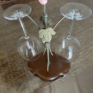 Due bicchieri calici di vino bicchiere calice