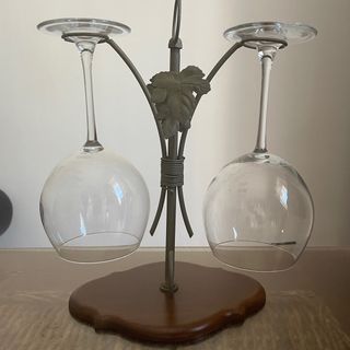 Due bicchieri calici di vino bicchiere calice