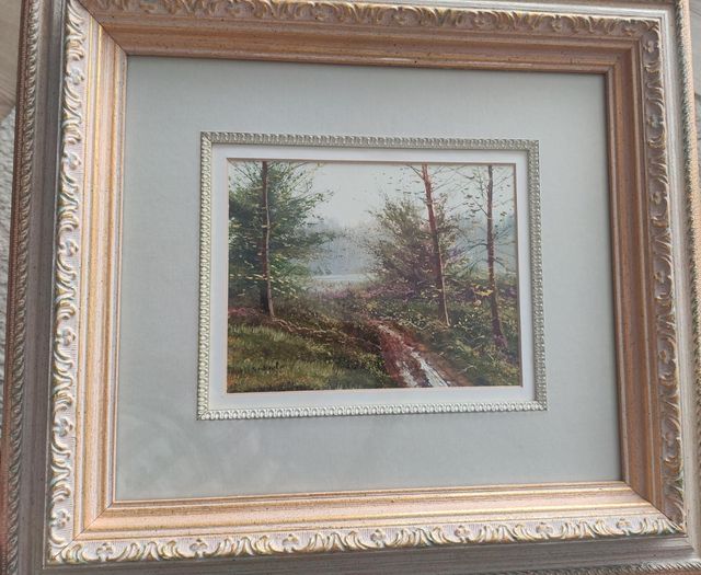 OLEO SOBRE LIENZO CON MARCO