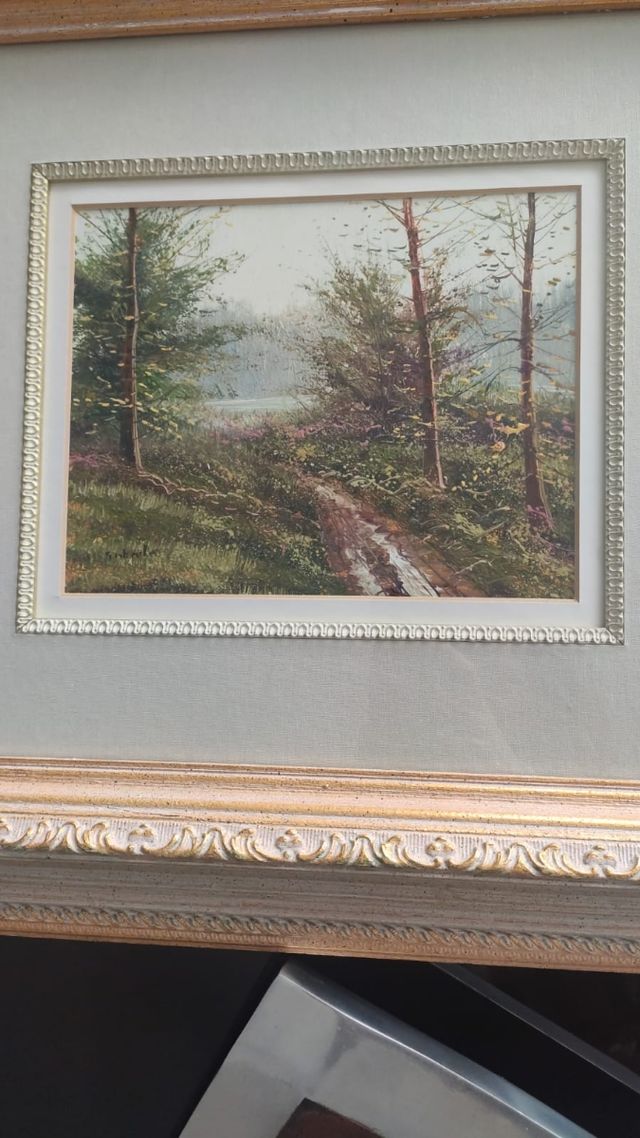 OLEO SOBRE LIENZO CON MARCO