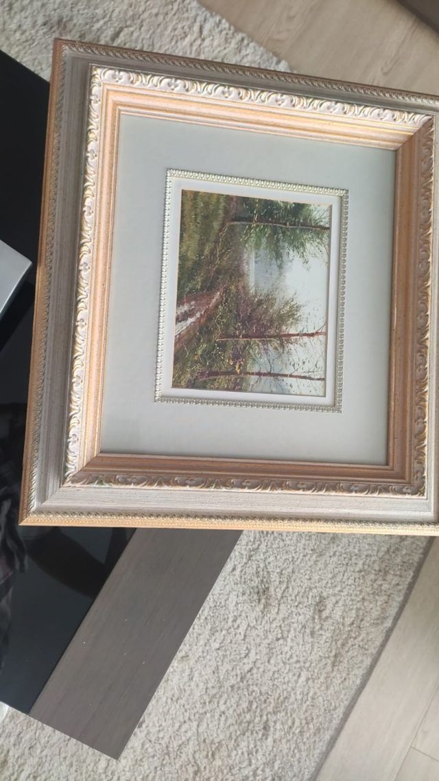 OLEO SOBRE LIENZO CON MARCO