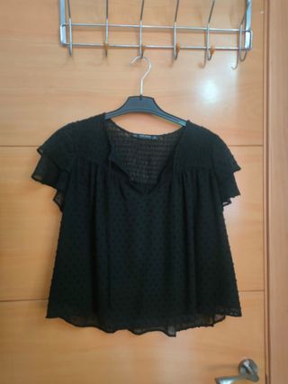 Blusa negra Zara