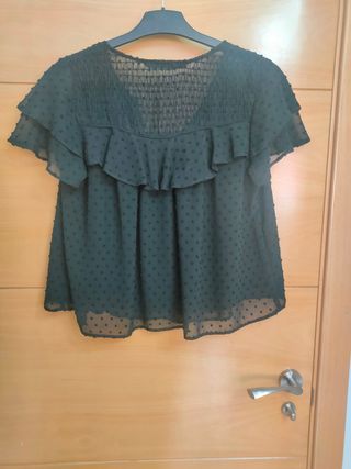 Blusa negra Zara
