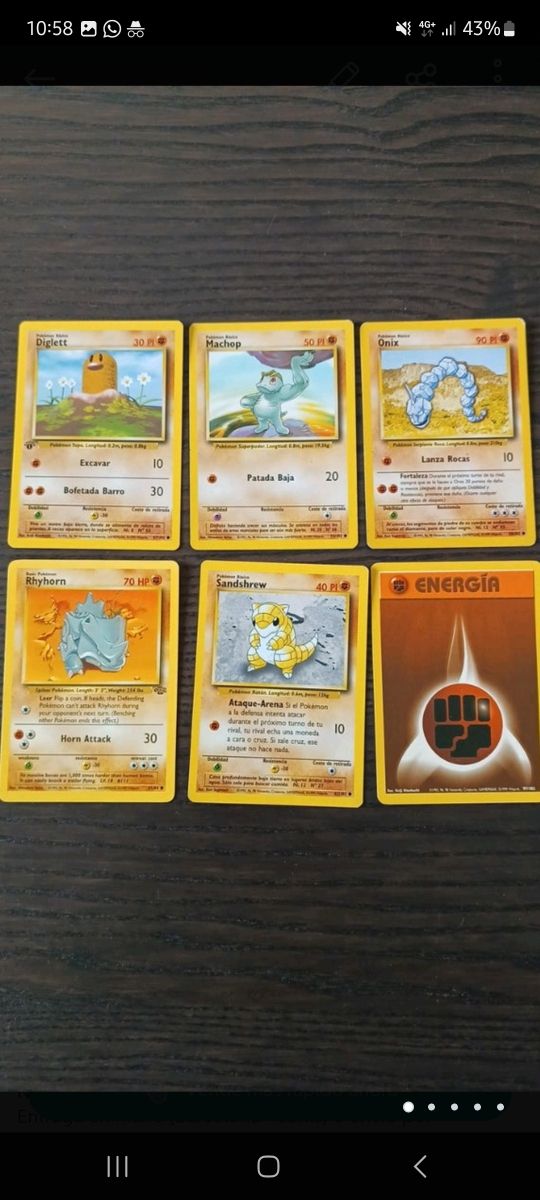 Cartas Pokemon 1eras ediciones ORIGINALES