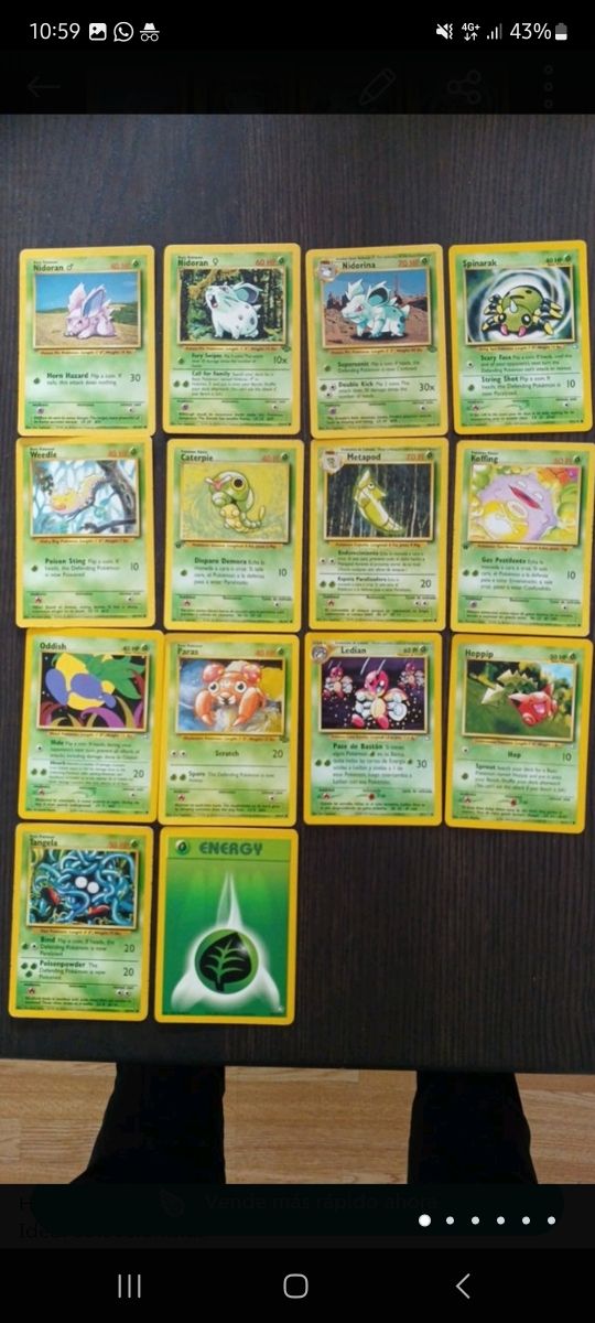 Cartas Pokemon 1eras ediciones ORIGINALES
