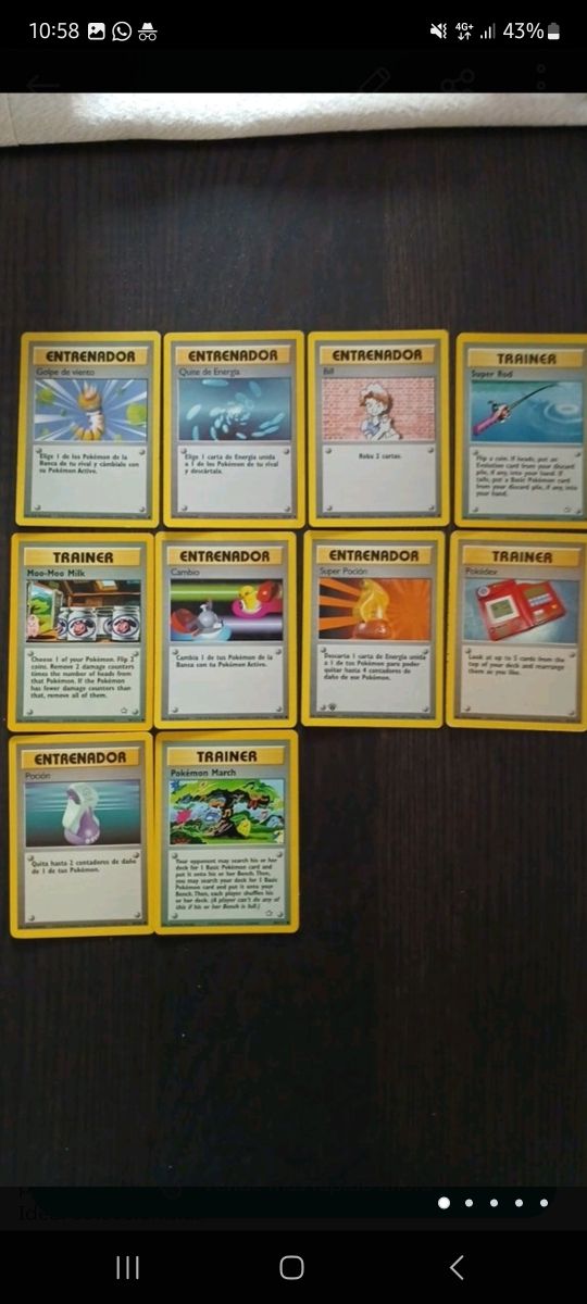 Cartas Pokemon 1eras ediciones ORIGINALES