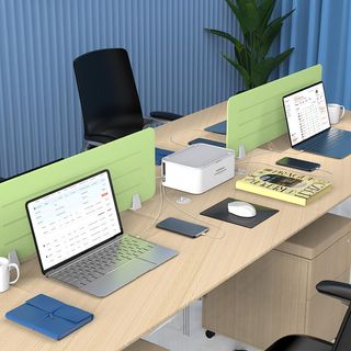 Regleta Enchufes con Caja Organizadora de Cables