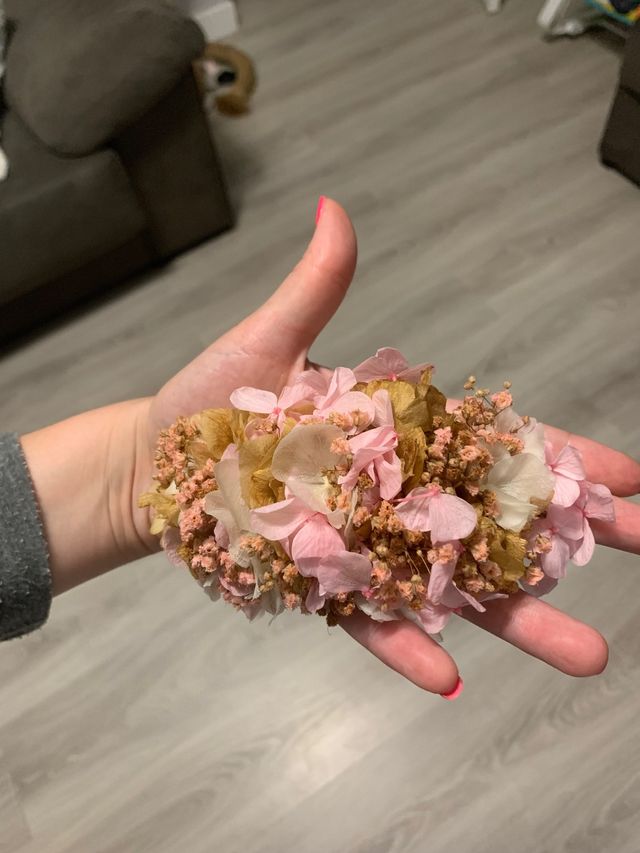 Tocado Hortensia preservada