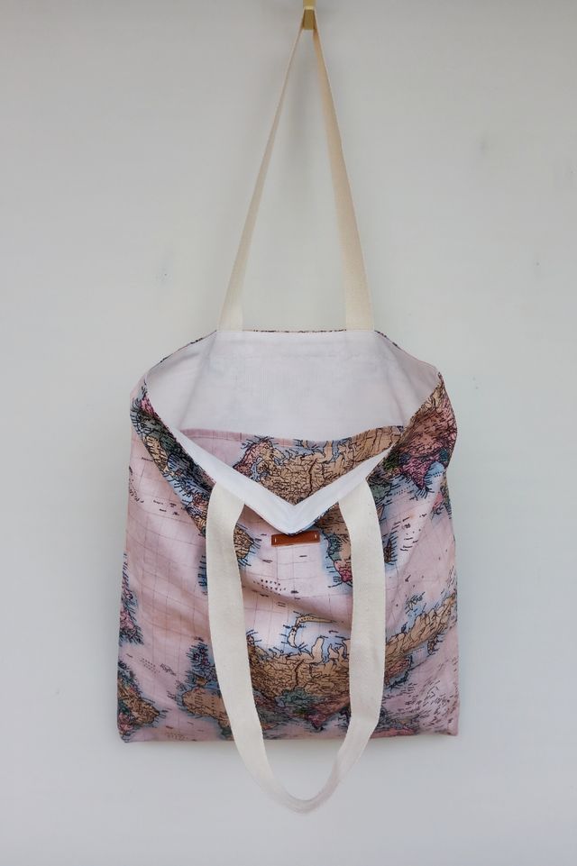 BOLSO TOTE BAG Mapamundi