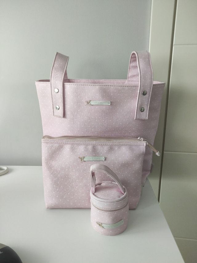 Panera, bolsita y chupetero de Pasito a Pasito