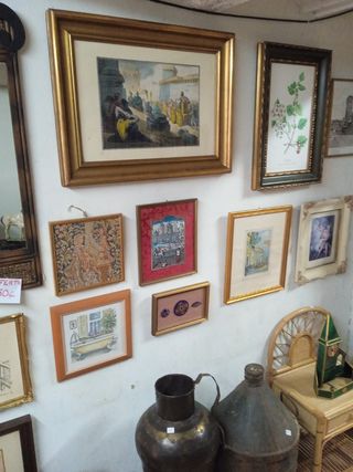 cuadros antiguos y decoración