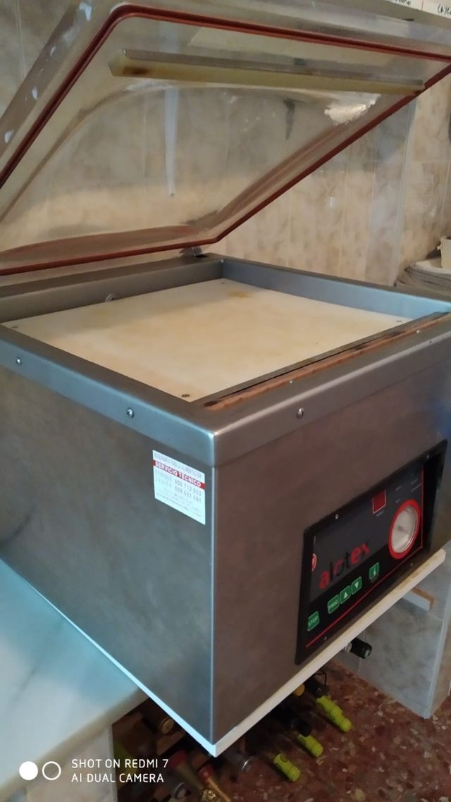 Envasadora al vacío.