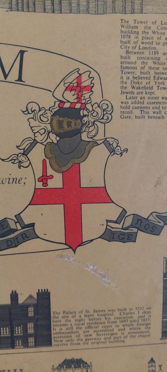 Cuadro con arquitectura de Londres