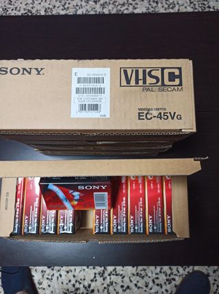 SONY VHSC EC45 Vg cintas para videocamaras