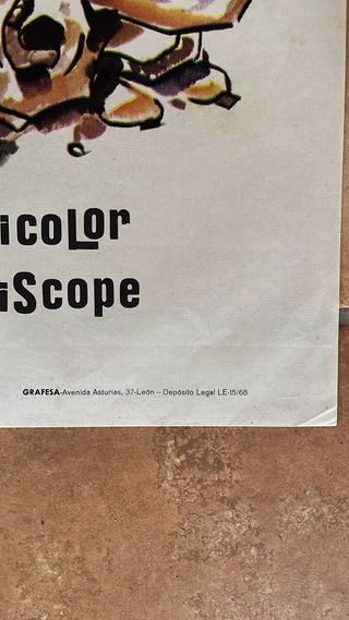 EL OESTE LOCO POSTER ORIGINAL