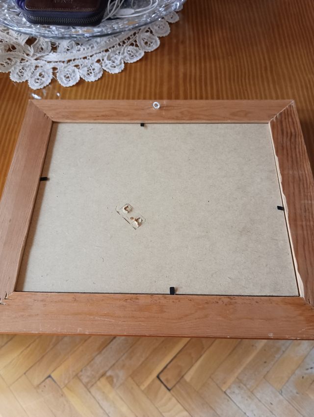 Cuadro de madera ,con frase en Arabe