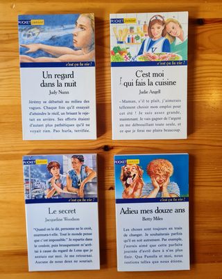 Lote de 9 libros  juveniles  en  francés