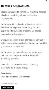 Sillón Sakarias Ikea