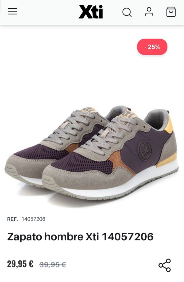 Zapatillas casual Xti.Talla40-41