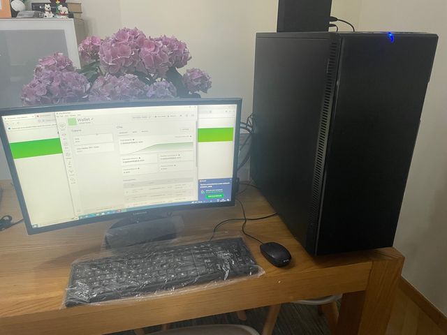 Chia Rig completo con Ryzen 9, 64GB RAM y 63TB