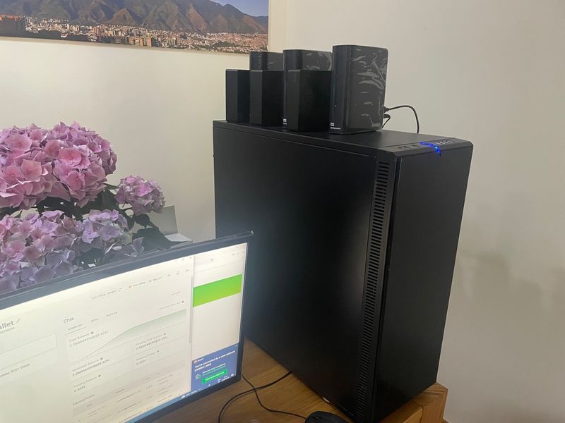 Chia Rig completo con Ryzen 9, 64GB RAM y 63TB afbeelding 2