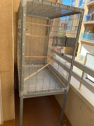Jaula acero inoxidable exterior