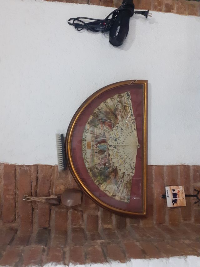 abanico enmarcado
