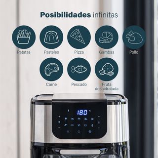  Freidora sin Aceite y Horno de Aire Caliente