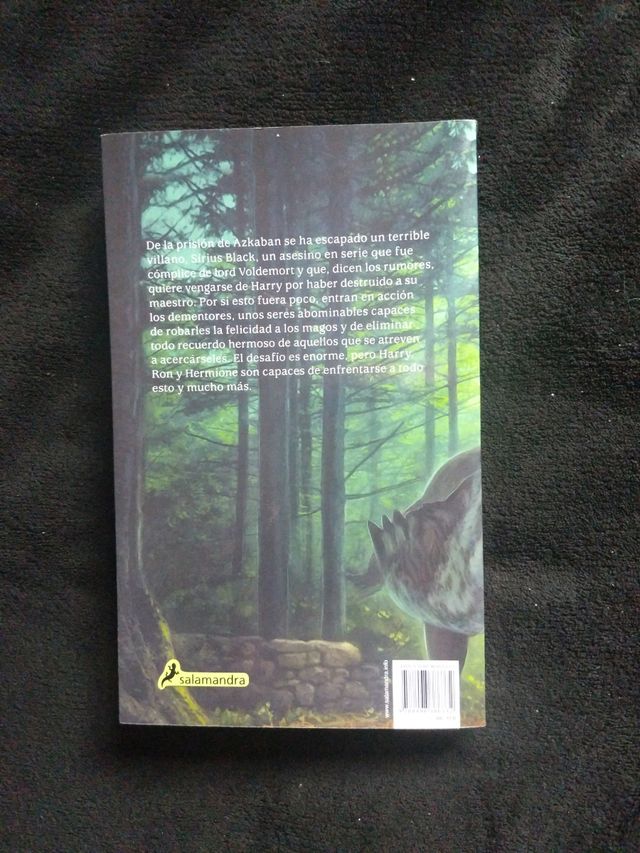libro harry potter y el prisionero de azkaban.