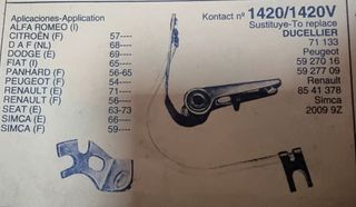 Renault Alpine, Dodge Dart, Seat 600, platinos kon